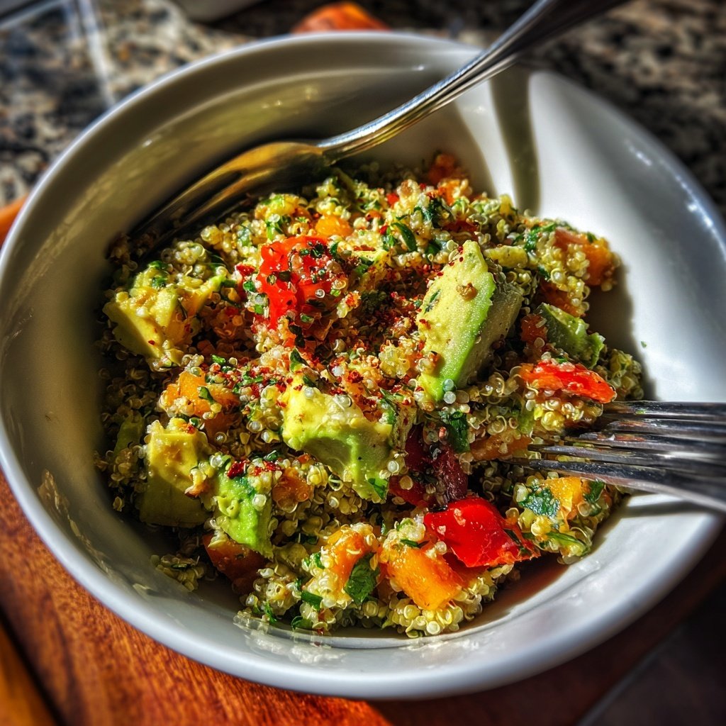 Healthy Avocado Quinoa Salad