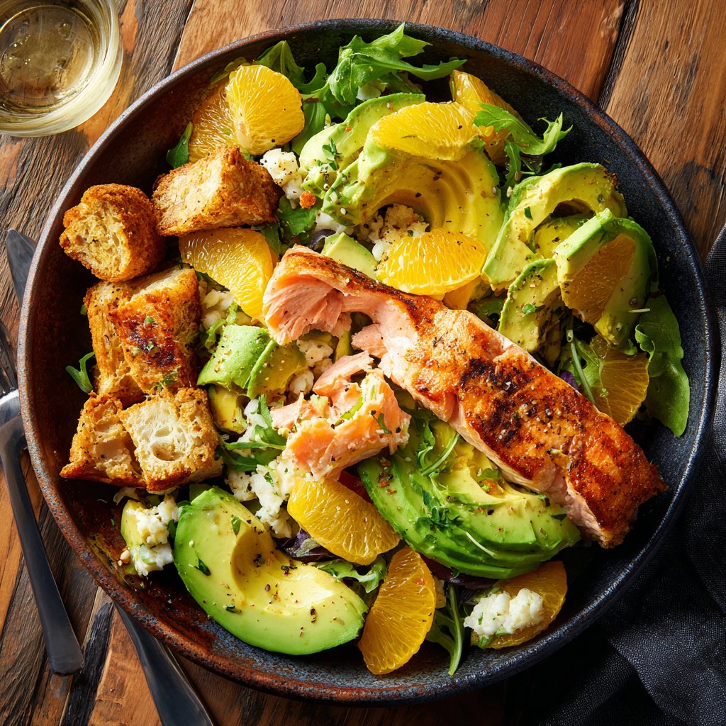 Avocado Citrus Salmon Bowl