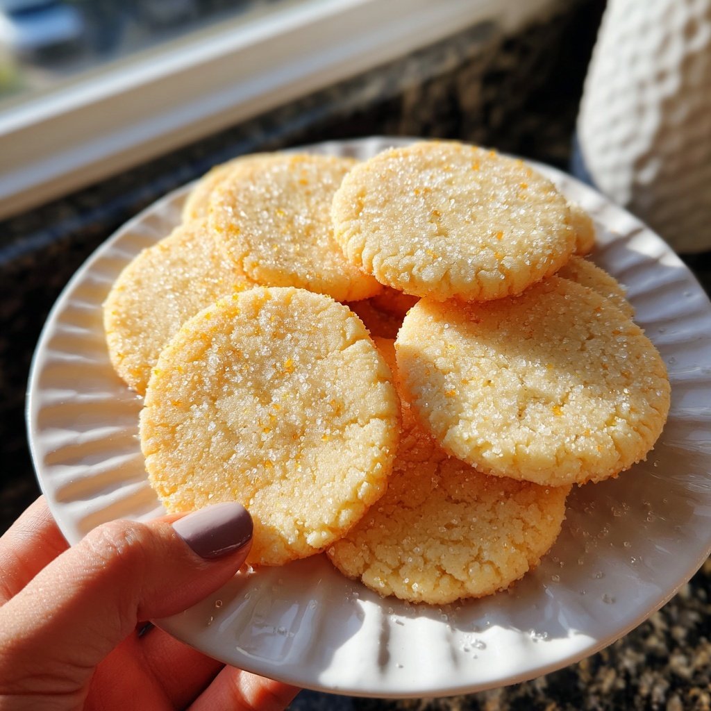 Orange Zest Sugar Cookies