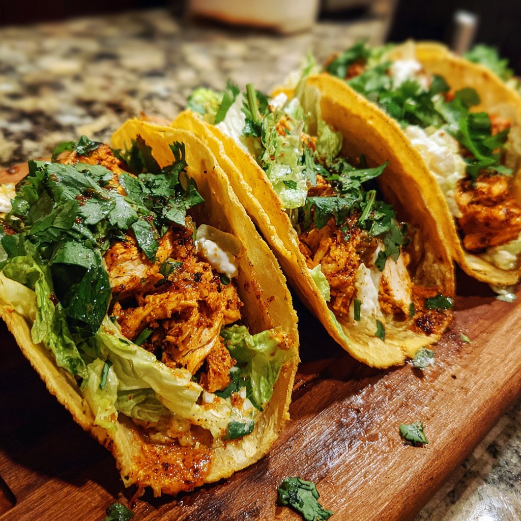 Cilantro Lime Chicken Tacos