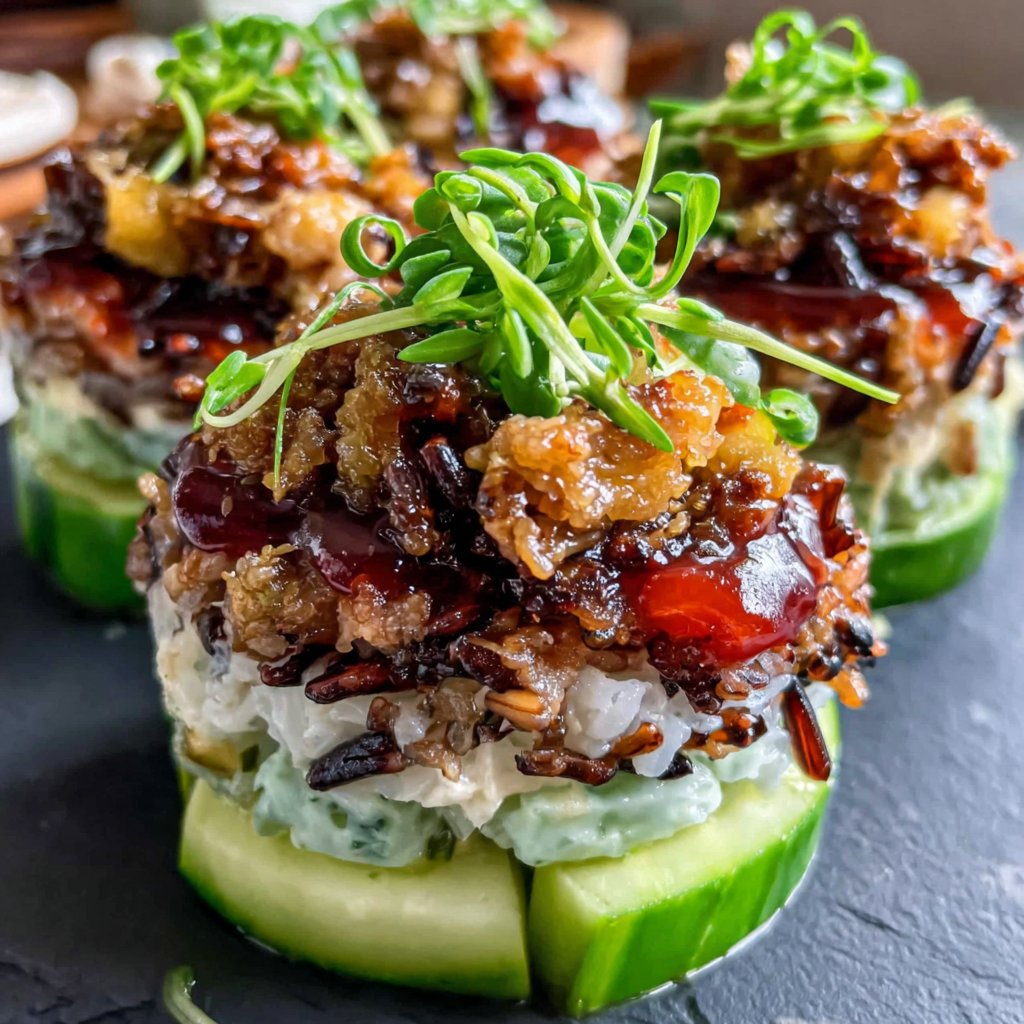 Mango & Black Rice Sushi Jars