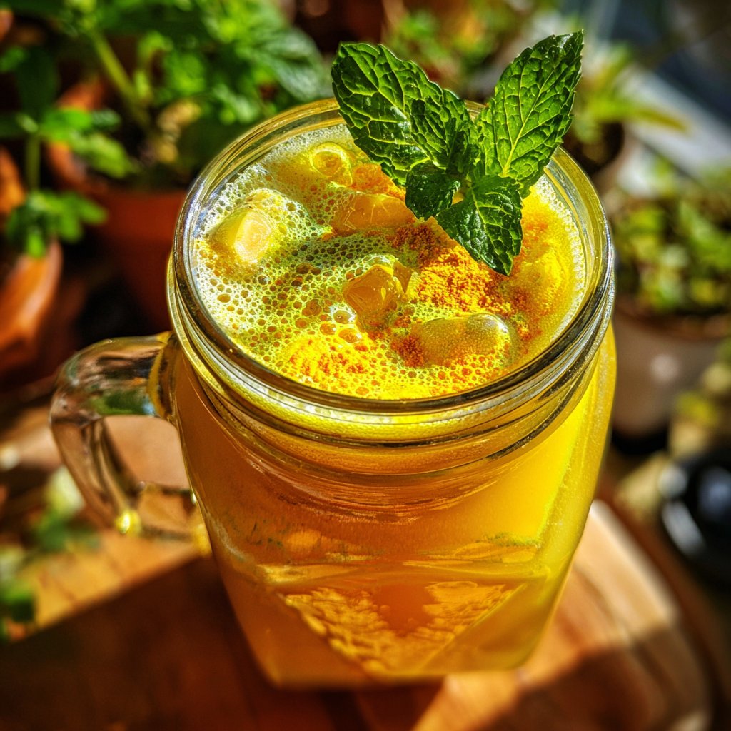 Turmeric Ginger Lemonade