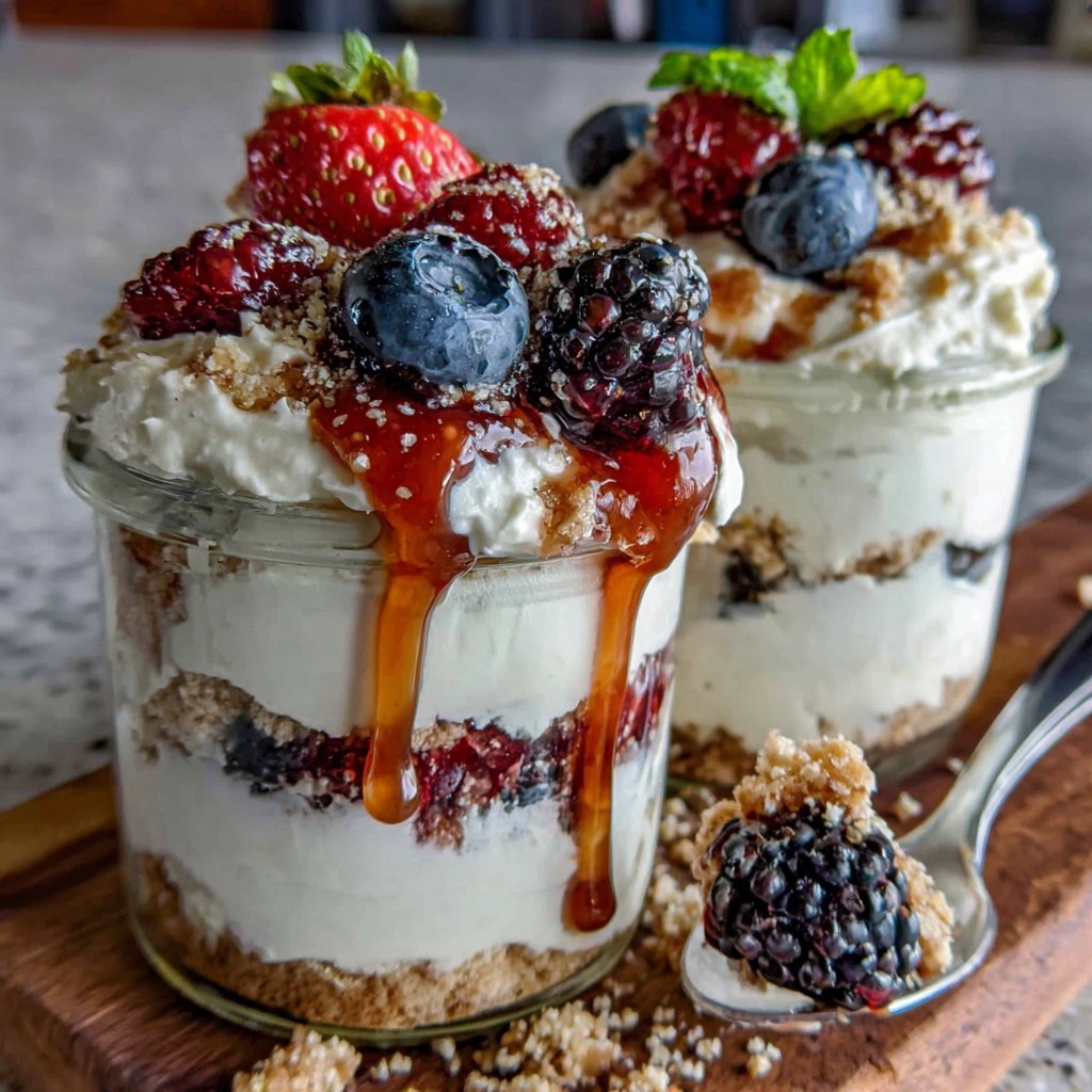 Greek Yogurt Parfait with Berries