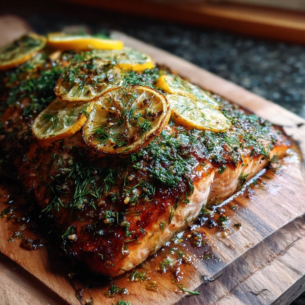 Zesty Baked Salmon with Herbs