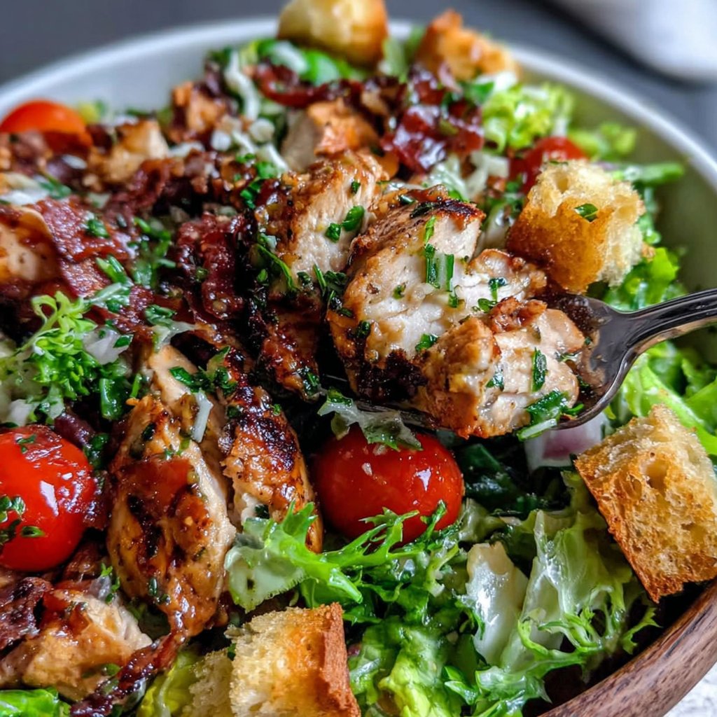 Cooked Chicken Lunch Salad