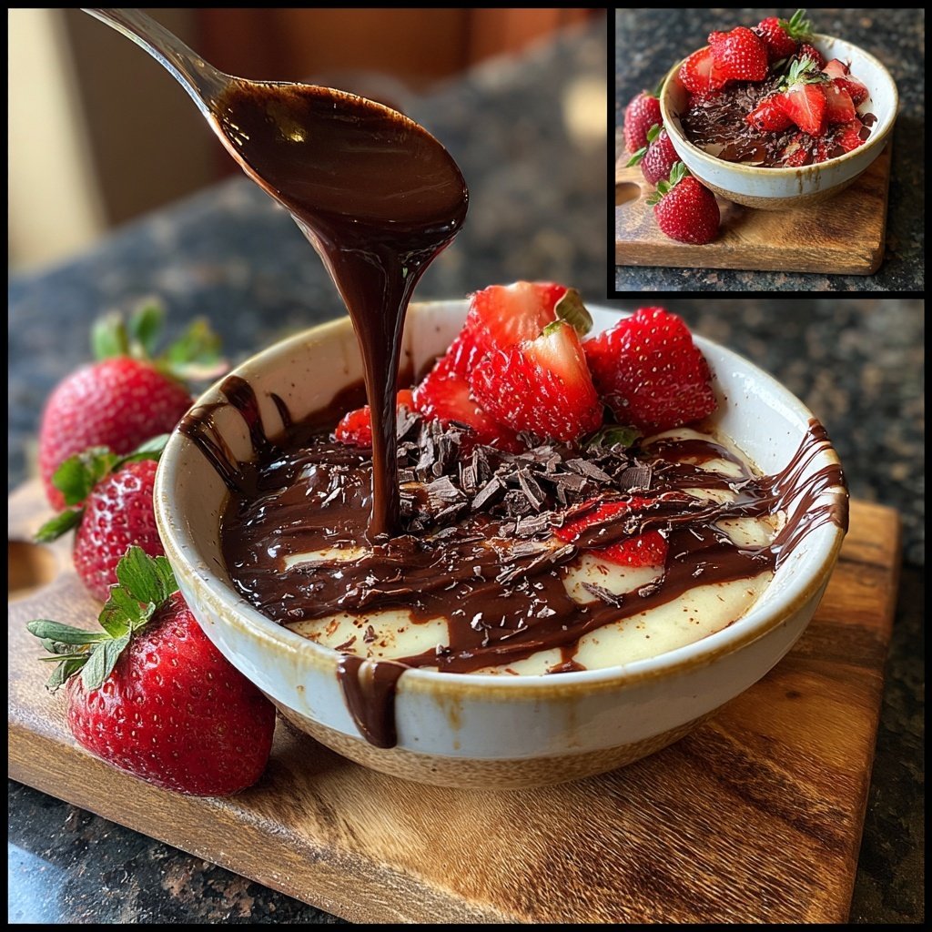 Chocolate Strawberry Breakfast Bowl